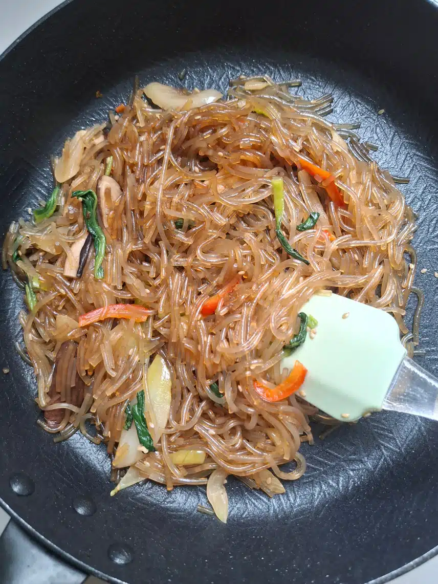 잡채밥 만들었어요!