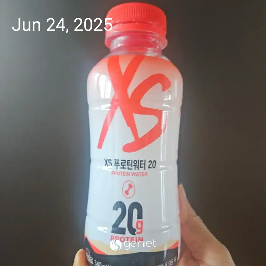 푸로틴워터로 회복하네요.🫗