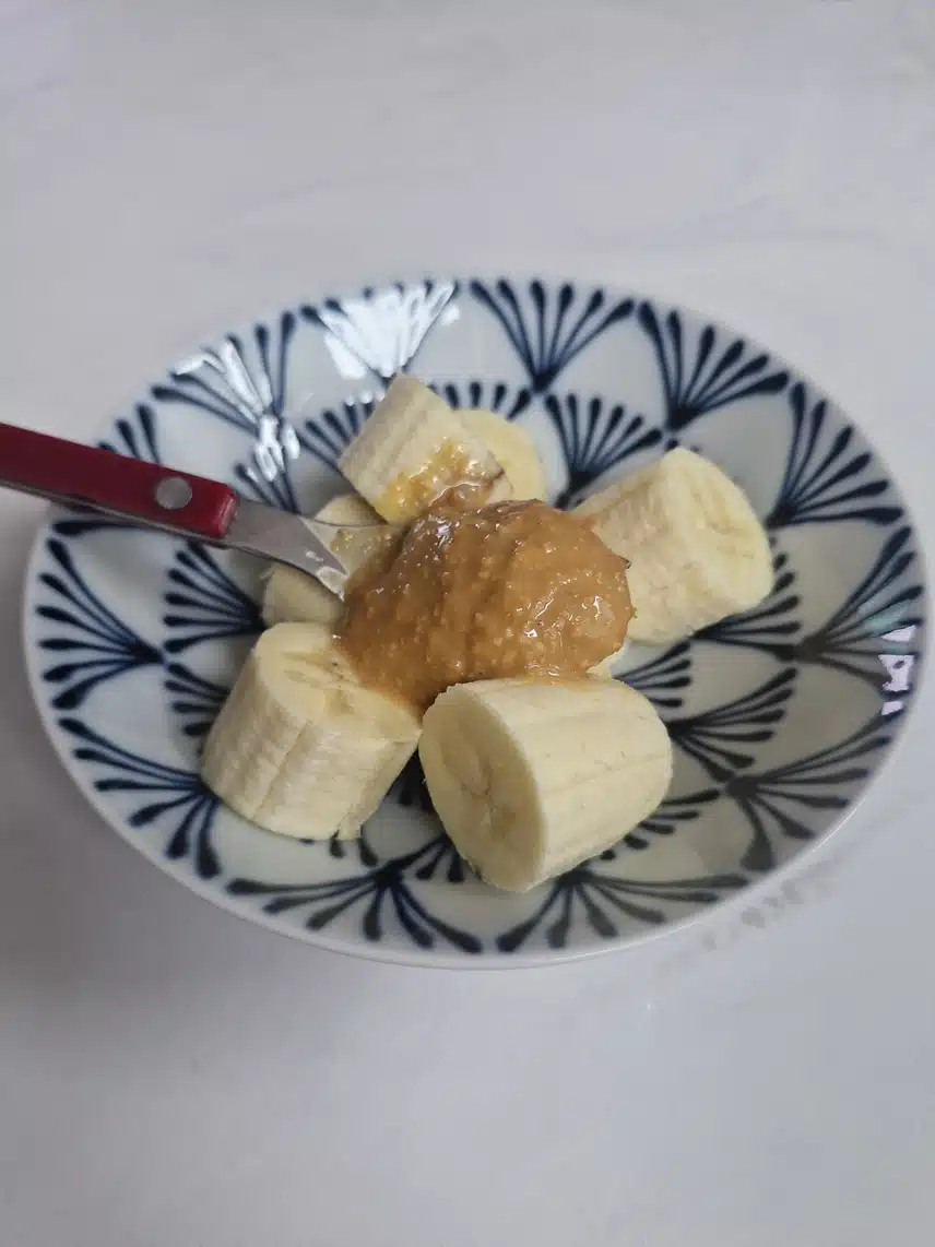 운동전에 맛있게