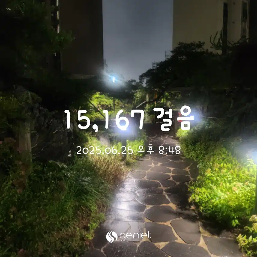 저녁 산책길 🌳