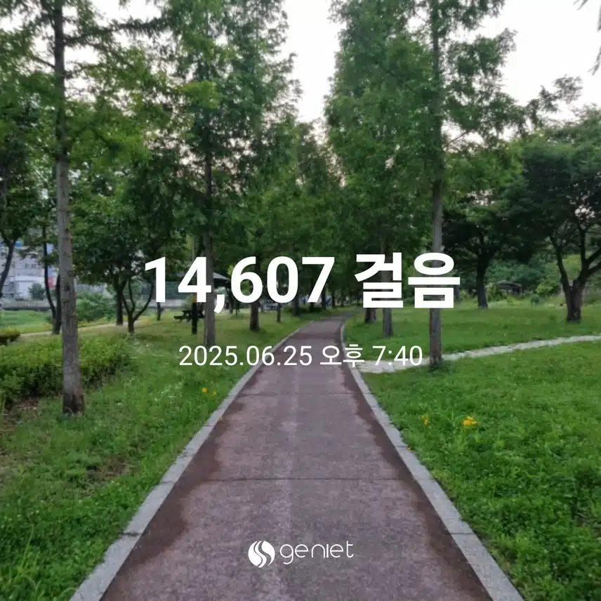 오늘 걸음수