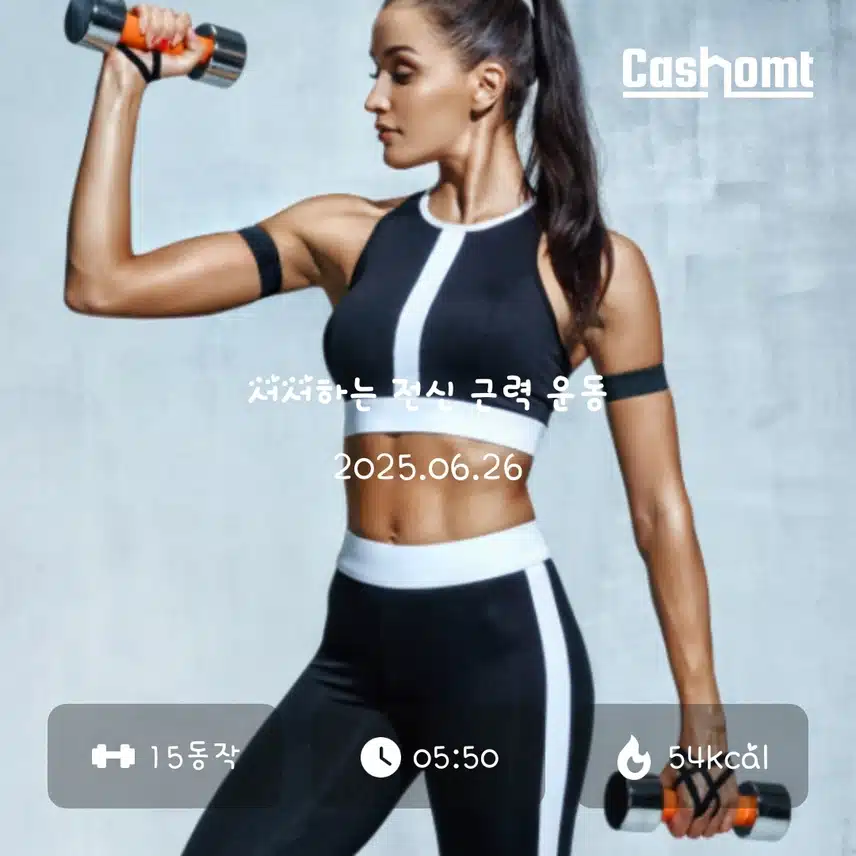 나른한 오후 홈트와 함께~