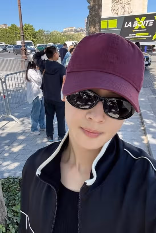 어제 구 트위터에 조깅 사진 올린 차은우님