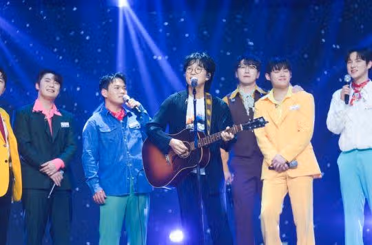 ♦️김용빈, '미스터트롯' 시즌3 탑7 1위다운 복고 패션