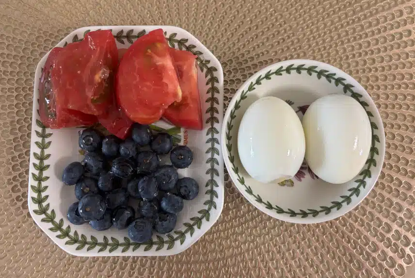 아침식단🍅🫐🥚