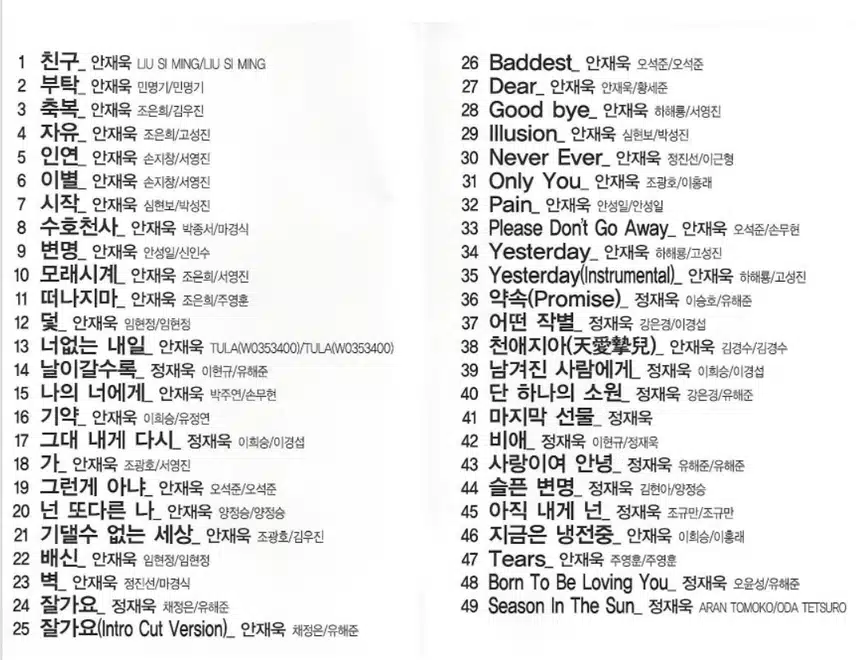 안재욱님 리즈 시절 CD앨범이 있네요