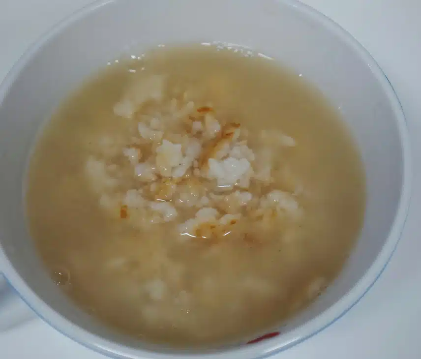 아침 구수한 누룽지