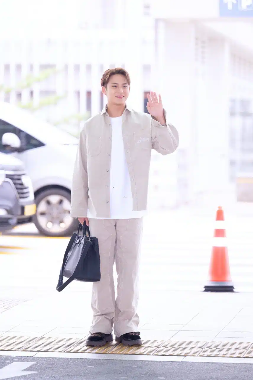 Min-gyu's airport fashion that is expected for this Dior show