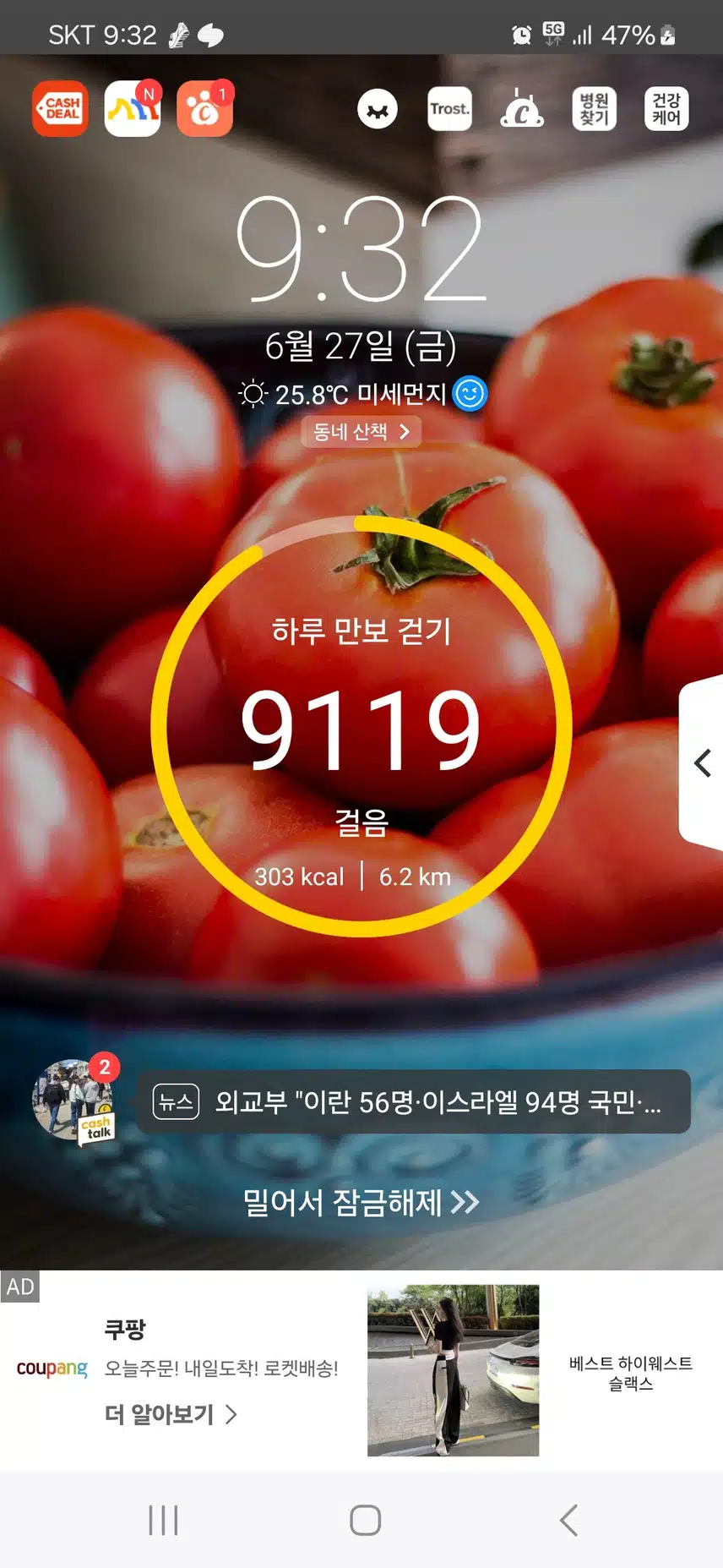 이제 만보 다되어 갑니다. ^^