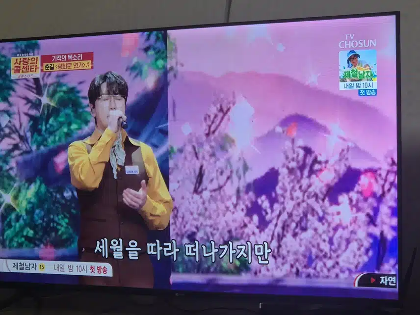 춘길님의 광화문 연가 완전 완벽한 무대였어요