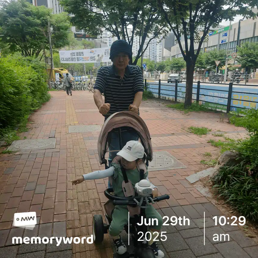 할비랑 산책할래요~