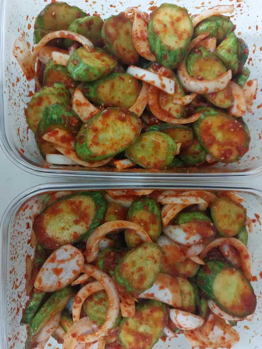 오이무침