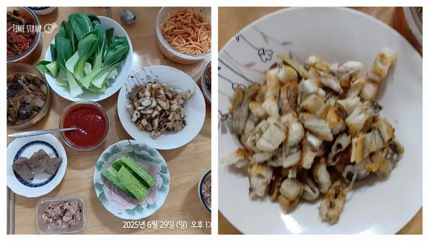장어 구워먹어요