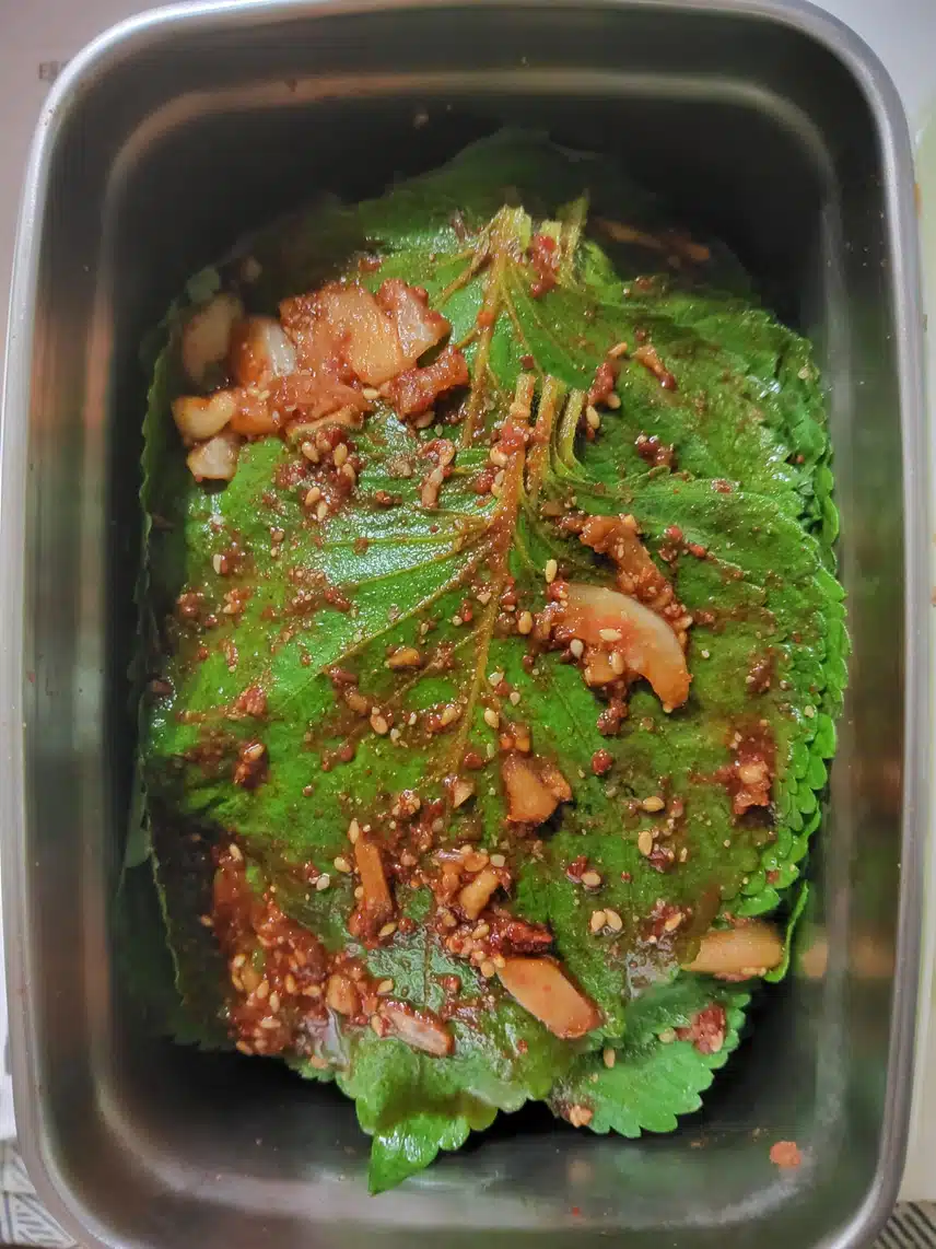깻잎 절임
