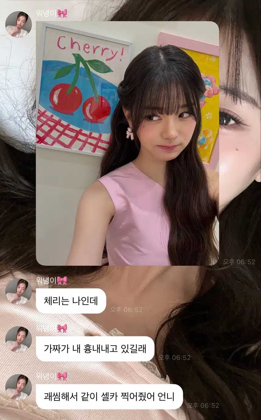 저 체리는 가짜야!
