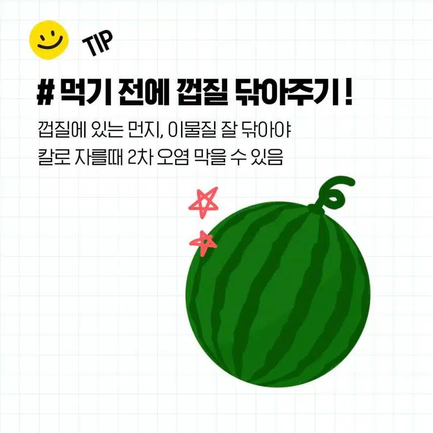 꿀수박 고르는 법과 보관 방법