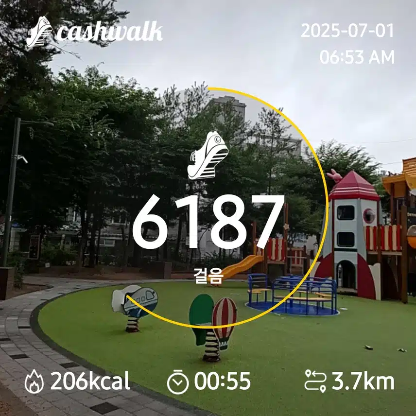 6000보 걷기