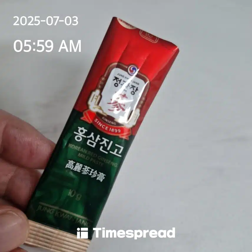 홍삼 충전