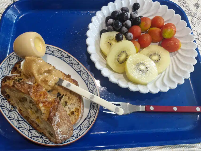 호밀빵으로 아침 챙겨요