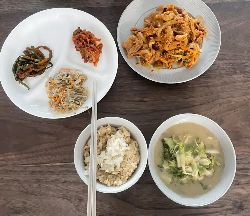 돼지불고기 먹었습니다 