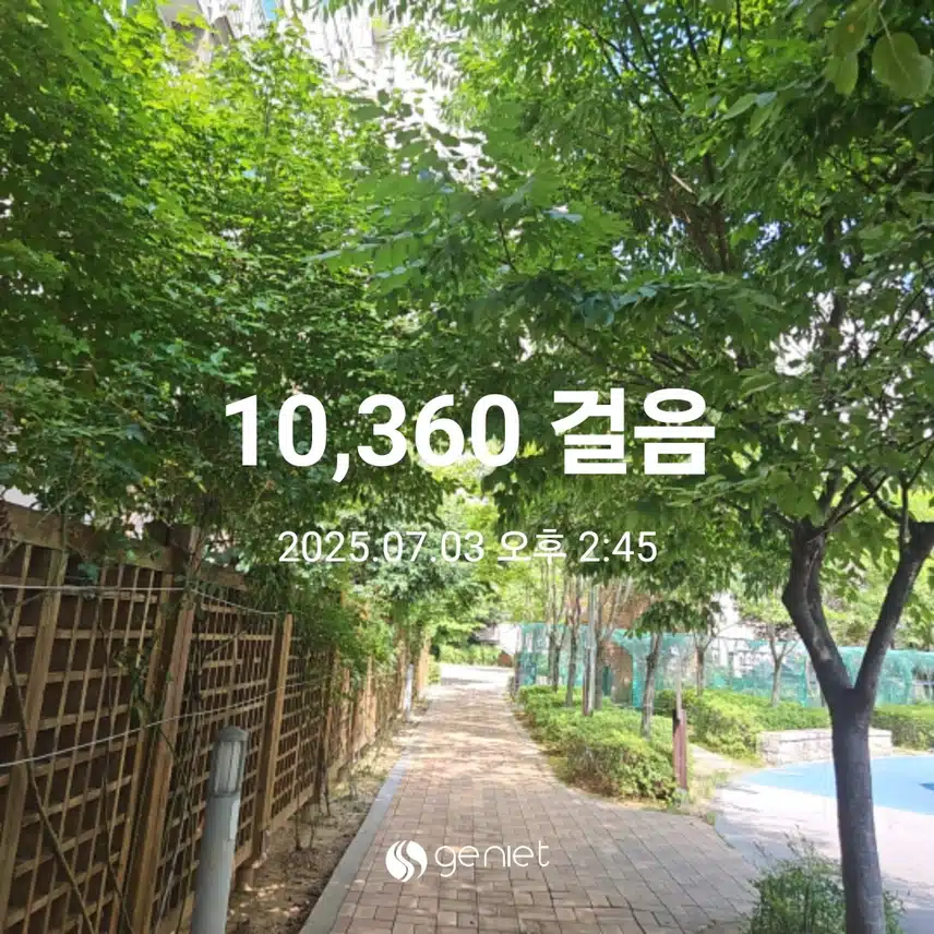 산책길 걸었네요.