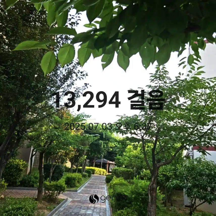 저녁 산책으로 🏃