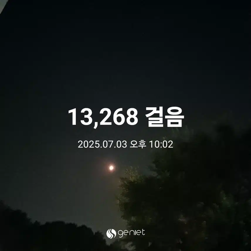 만보 걷고 왔어요.