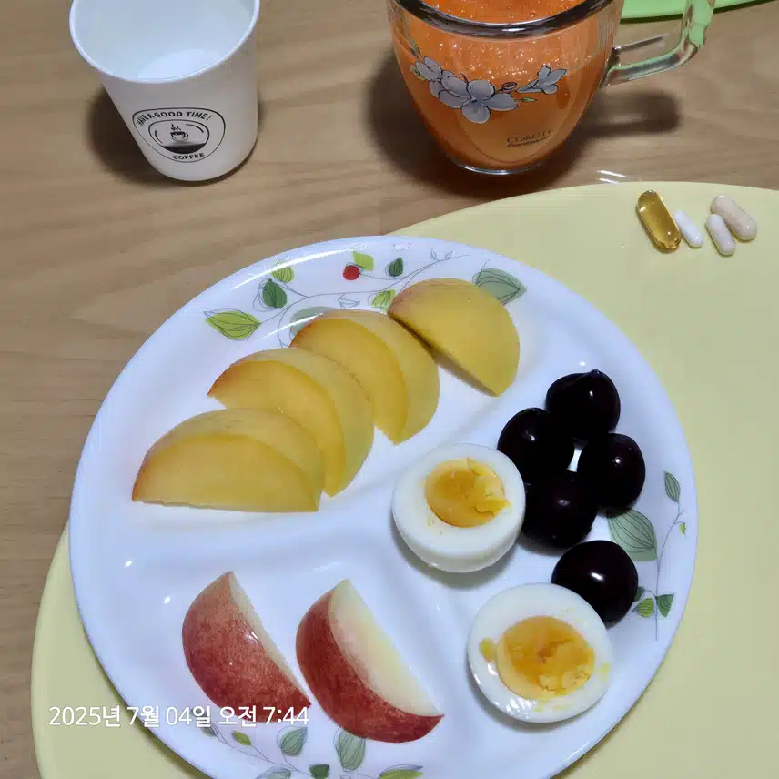 금요일도- 간소한 아침 식사로!