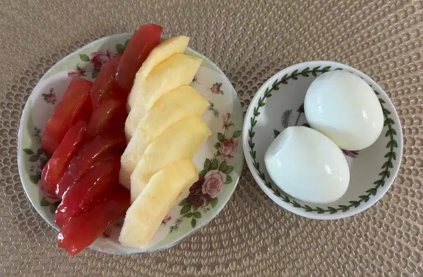 아침식단🍅🥚🍎