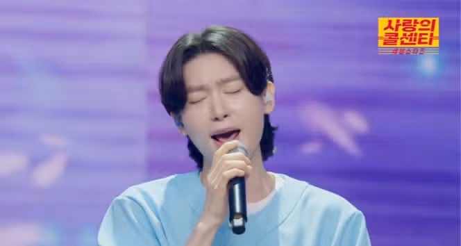 용빈님의 노래하는 모습 
