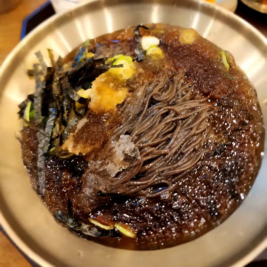 시원한 냉모밀~🥣