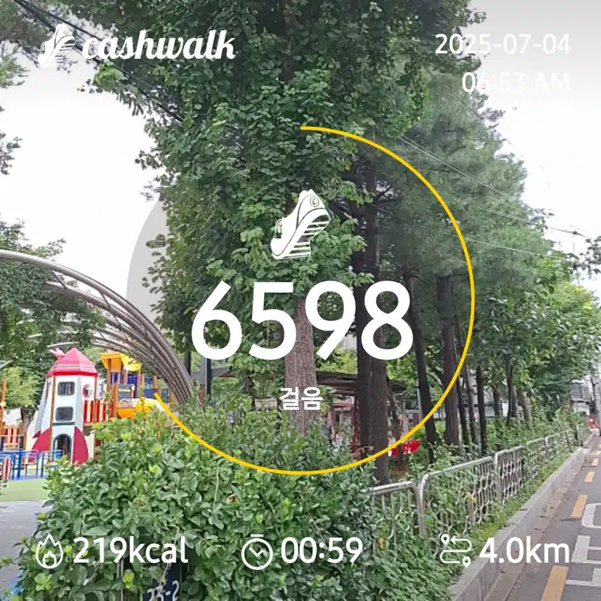 6000보 걷기
