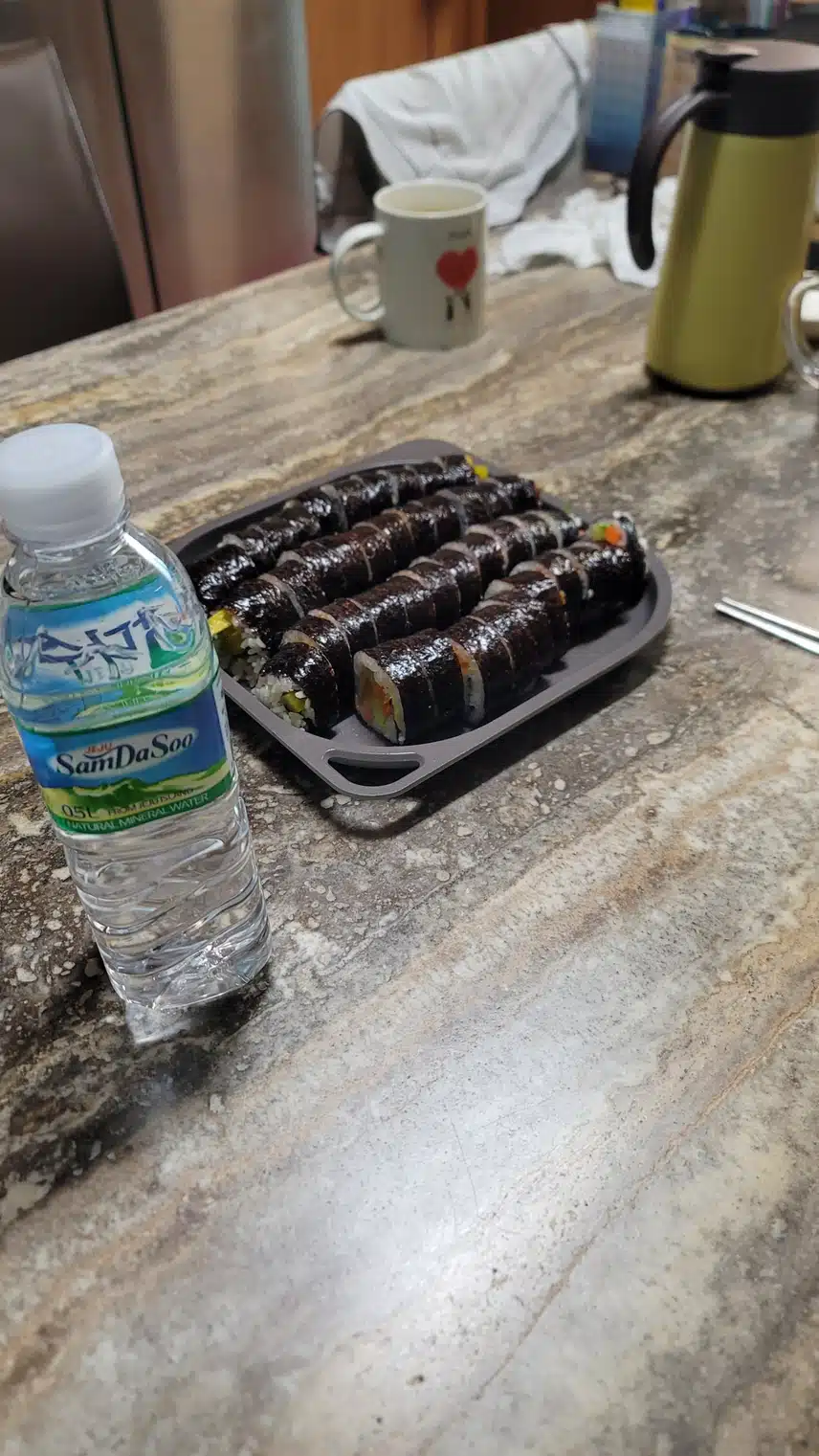 김밥과 함께