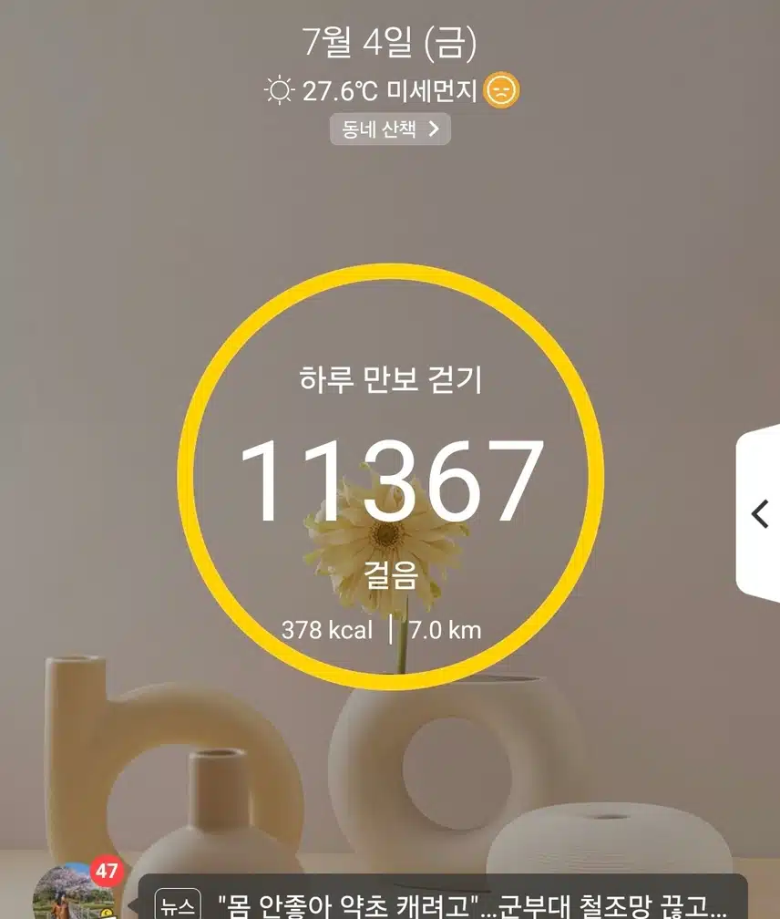 1만보 걷기 운동