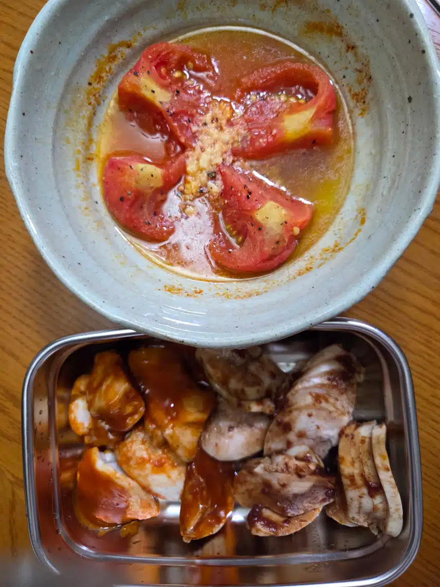 닭가슴살과 토마토 