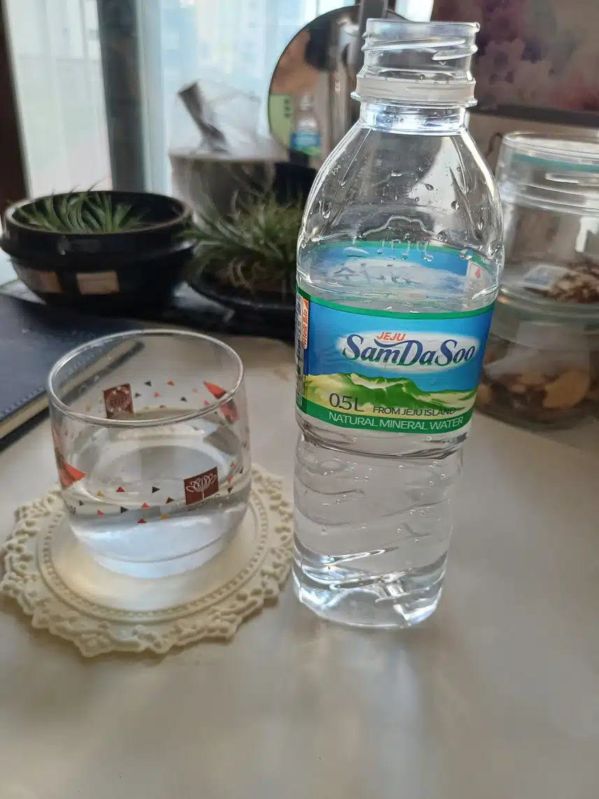 제주 삼다수 인증샷!