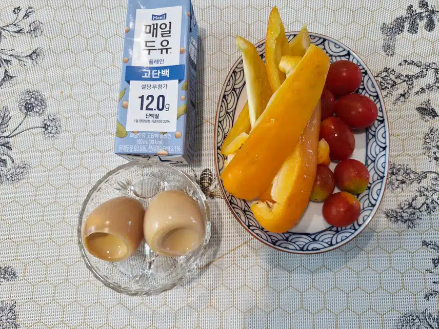 산책전 아침