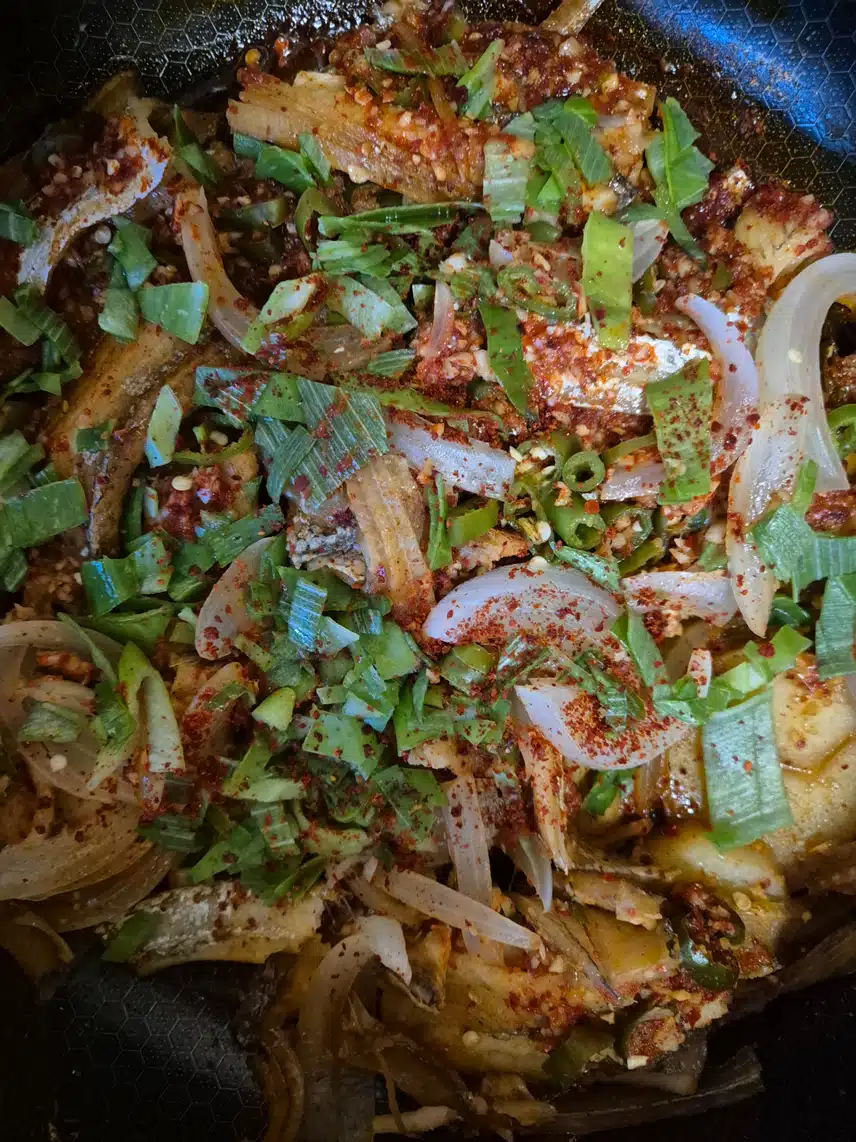 칼칼하고 달콤한 건조갈치 조림