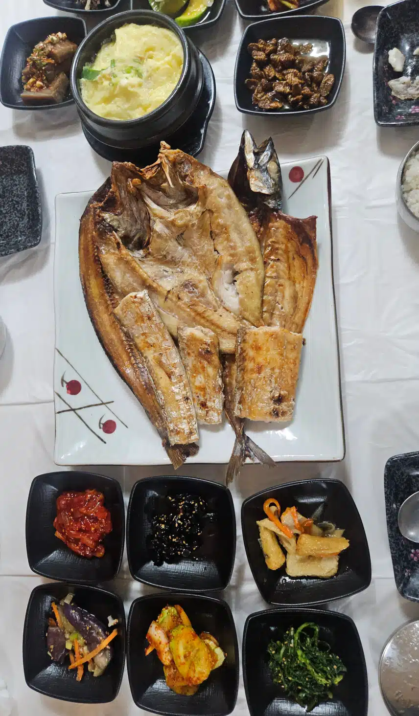 강진의 생선구이 백반 한 상 🐟🐠🦈
