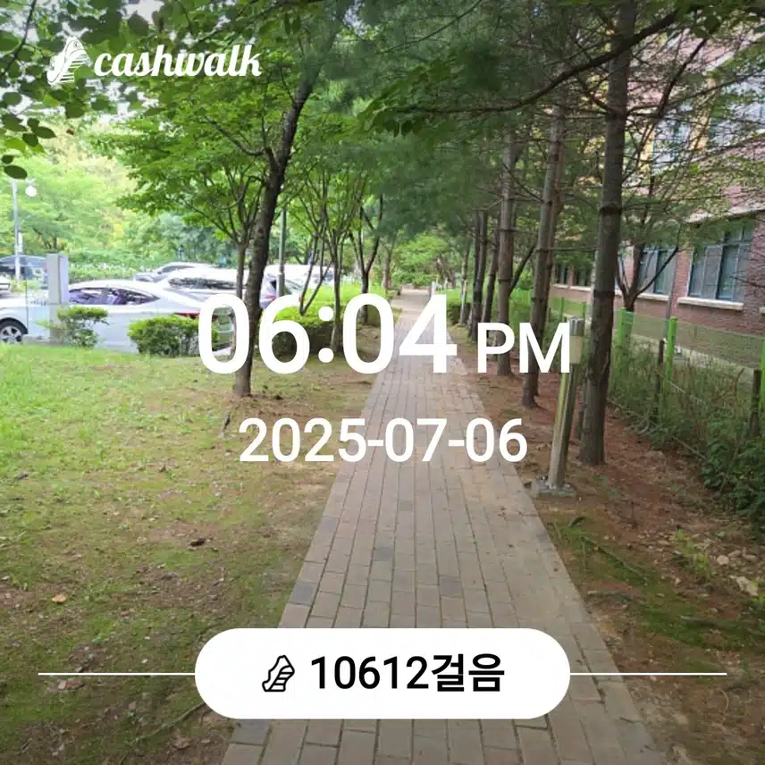 오늘도 만보걷기를...