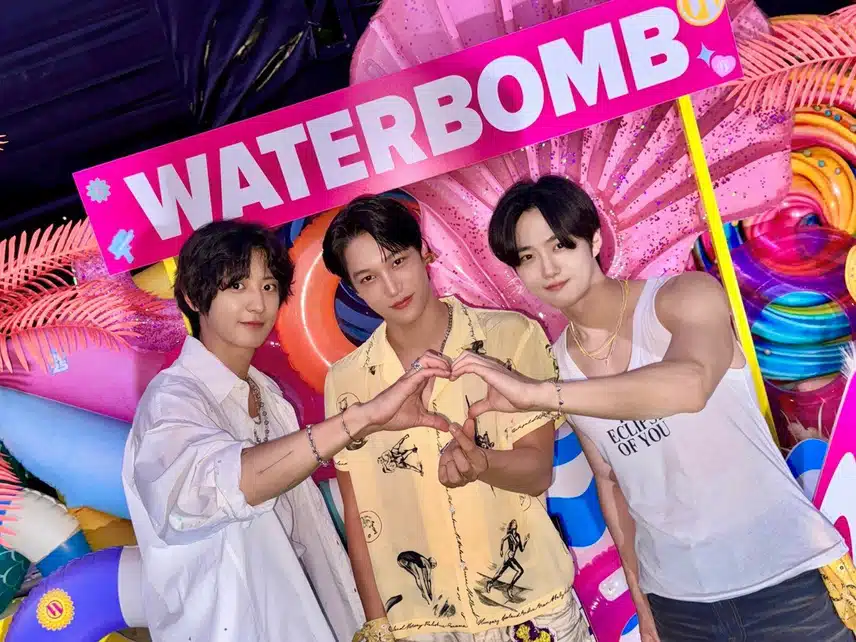 워터밤에서 뭉친 엑소 카이, 수호, 찬열