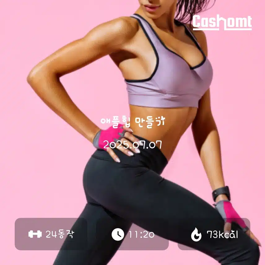 오후 홈트🏋‍♀️