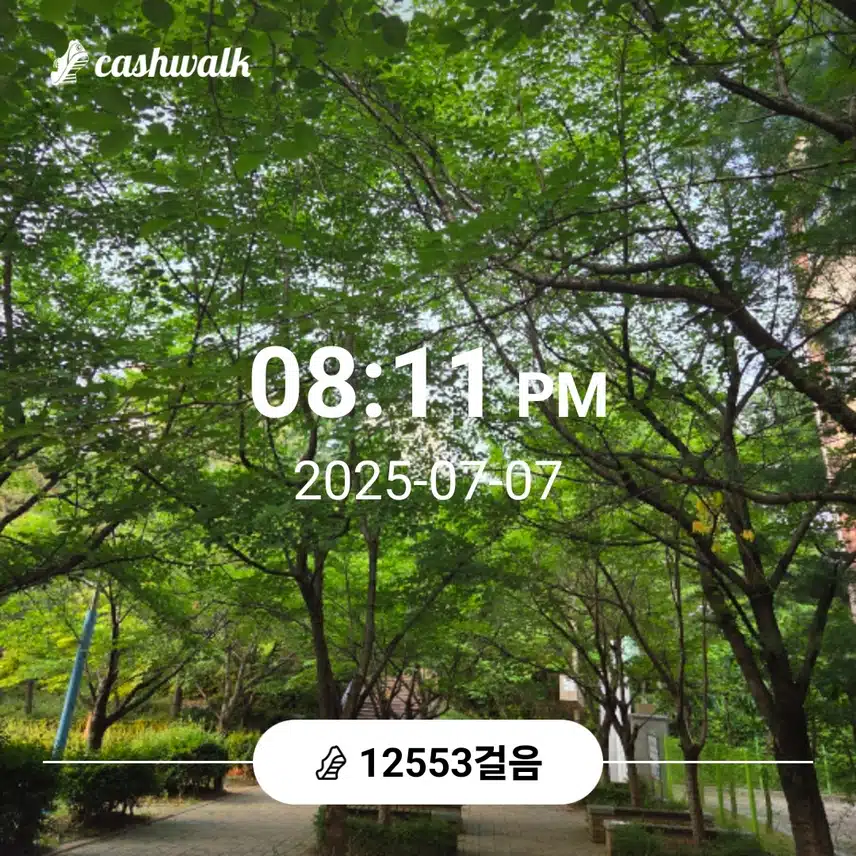 만이천보 걸었어요 