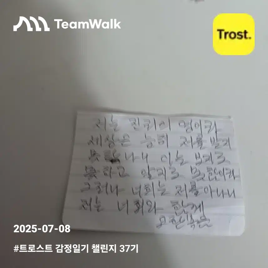 감정일기1일차인증