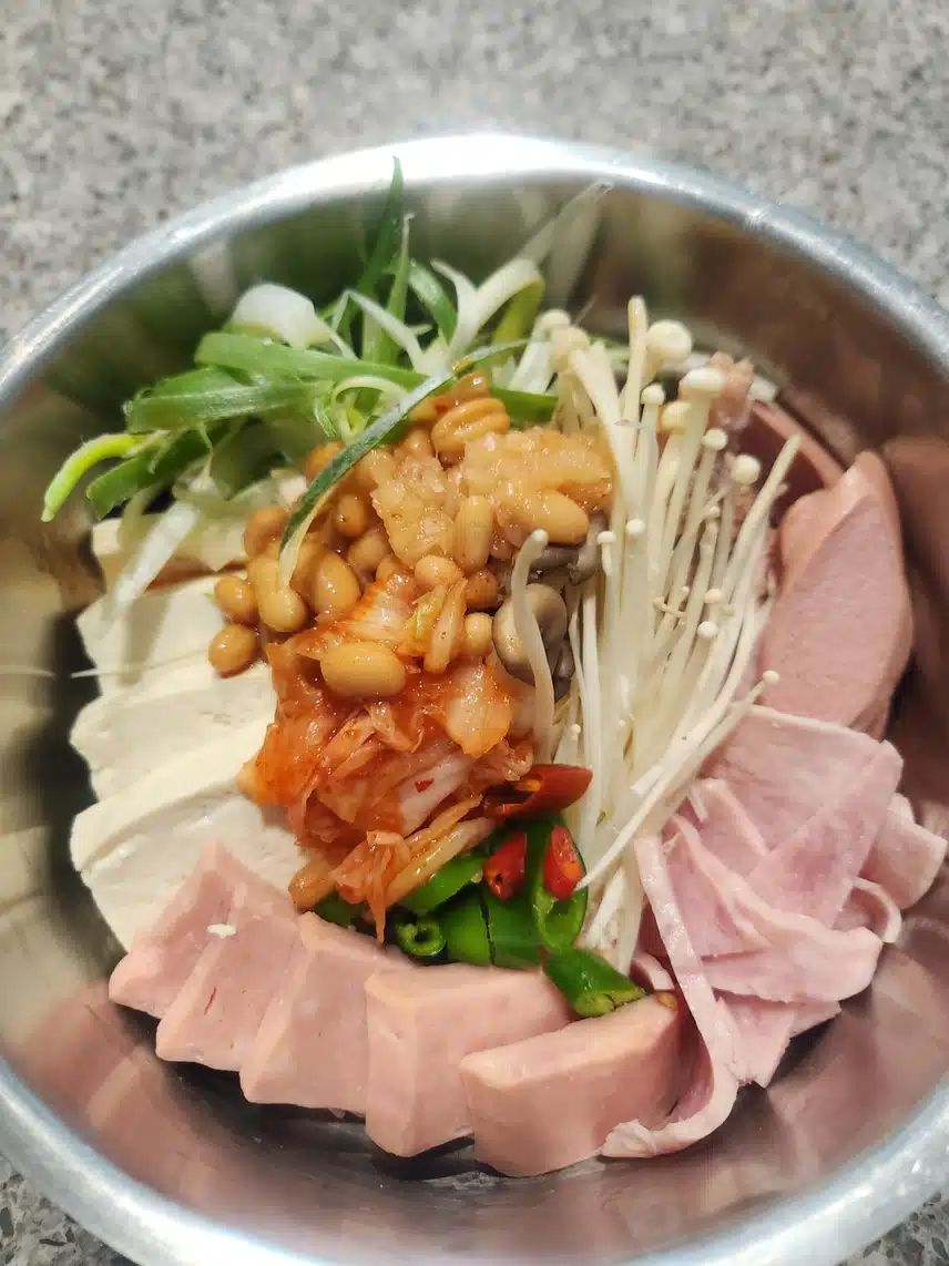 부대찌개 집밥~