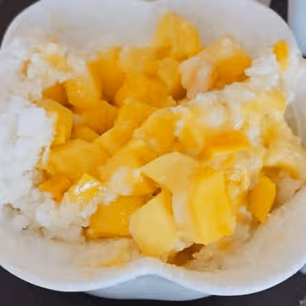 망고 빙수로 더위 해결