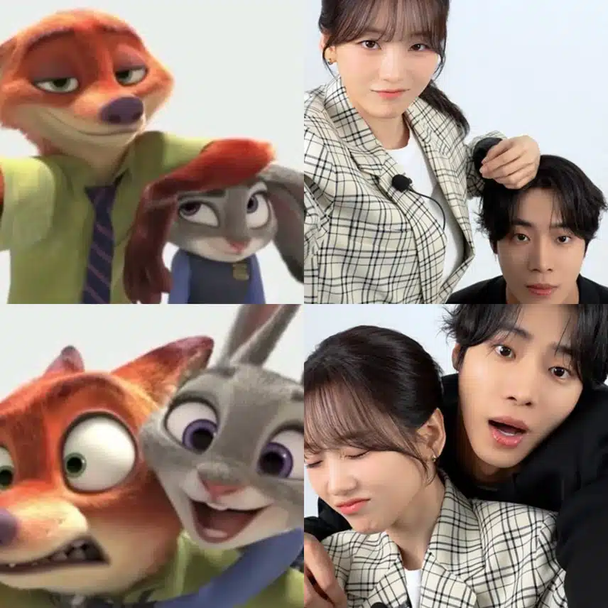 닉 주디 컷에 진심인 두 사람 