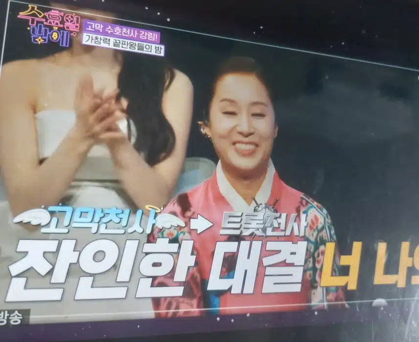 수요일이 기대되네요 송가인 가수님이 출연하니까