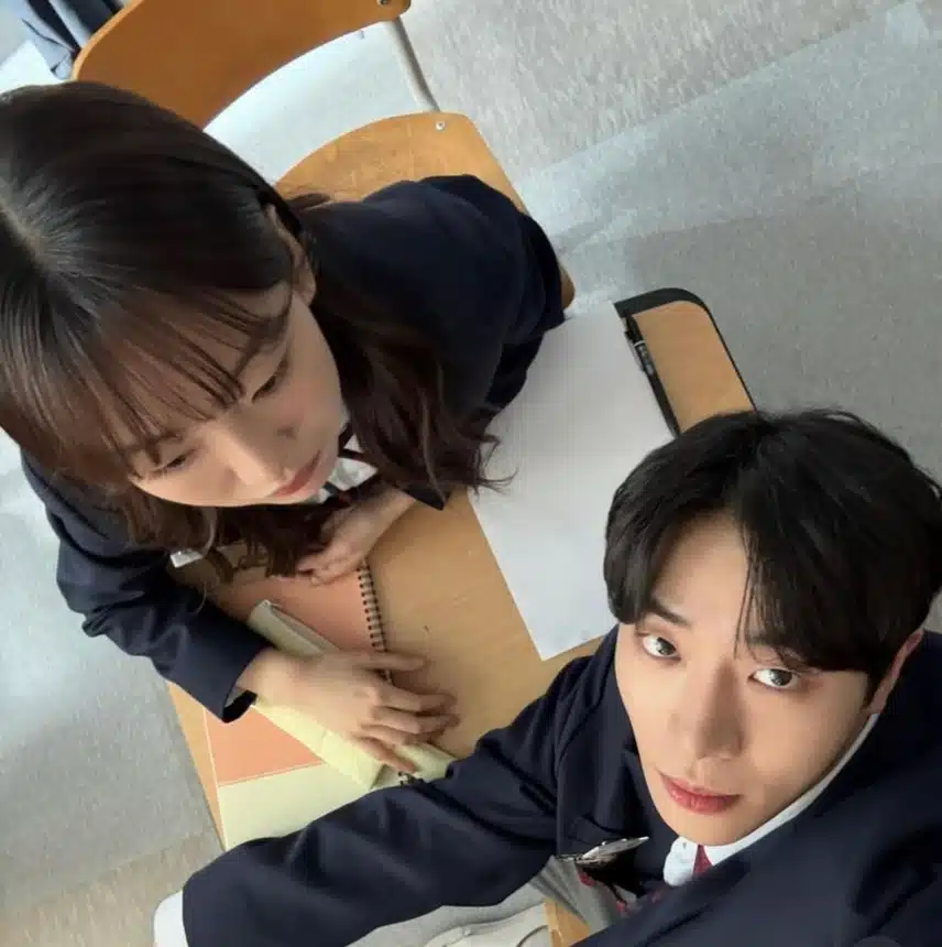 추영우님 인스타에 올라온 촬영 장면들