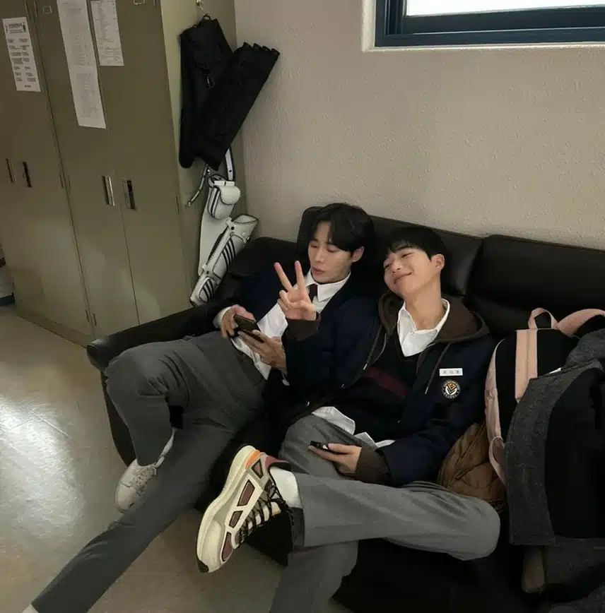 추영우님 인스타에 올라온 촬영 장면들